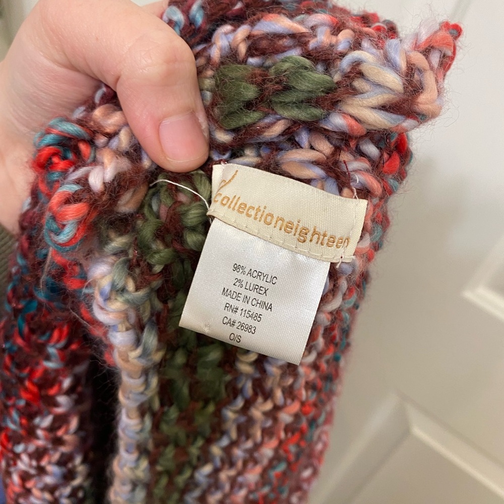 Collection XIIX Multicolor Knit Scarf - Picture 2 of 2